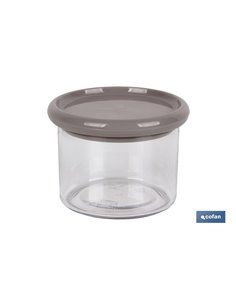 Bote Multiusos Modelo Albahaca Color Piedra 500ml 11x8cm 2