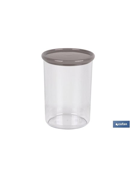 Bote Multiusos Modelo Albahaca Color Piedra 500ml 11x8cm