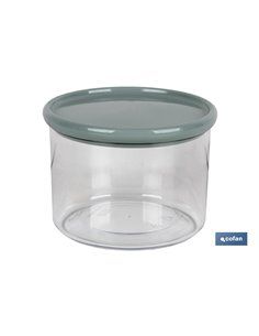 Bote Multiusos Modelo Albahaca Verde Agua 500ml 11x8xcm