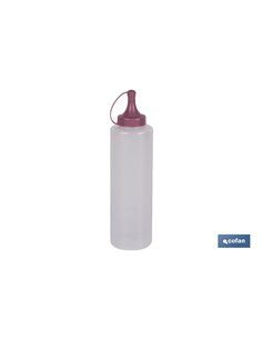 Botella Aceitera Modelo Albahaca  250 Ml Rosa Palo 5x20cm 2