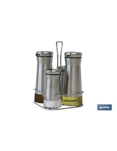 Set Aceitera Modelo Picual Inox 230ml-120ml