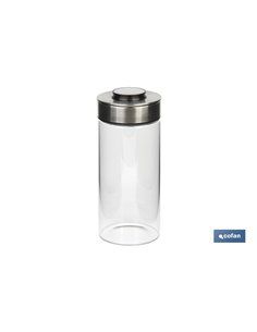 Frasco Borosilicato+Acero Modelo Cicer 1900ml 2