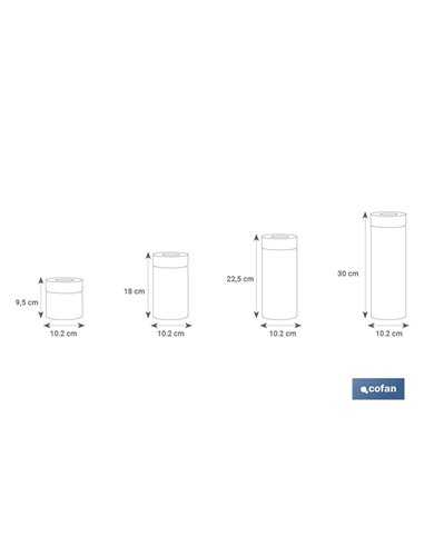 Frasco Borosilicato+Acero Modelo Cicer 1900ml