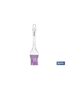 Brocha De Silicona Morada Modelo Vergini 22,5 Cm