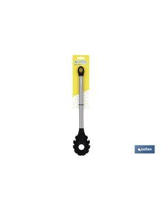 Cuchara De Pasta De Acero Inox. Y Silicona Modelo Neige 34 Cm 2