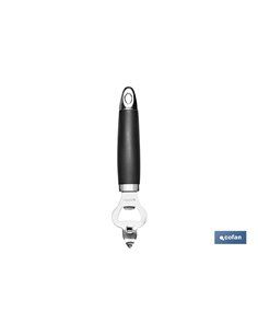 Abridor De Botellas Negro Modelo Sena 18,5 Cm