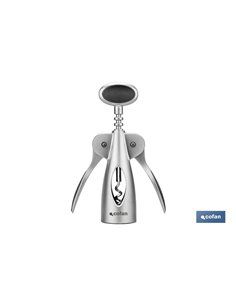 Sacacorchos Negro Modelo Sena 17x6,2x4,2 Cm