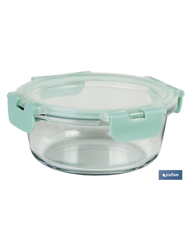 Set De 2 Recipientes De Borosilicato Modelo Agatha 620 Ml - 950ml