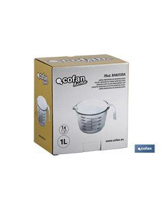 Jarra Medidora De Vidrio Borosilicato 1 L Modelo Baritina 2
