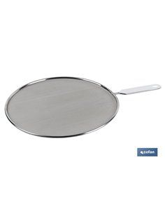 Tapa Antisalpicaduras En Malla De Acero Inoxidable Modelo Sena 29 Cm 2