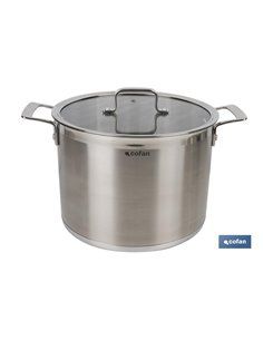 Cacerola Con Tapa 9.7l Acero Inox 18/10 Modelo Cadenza