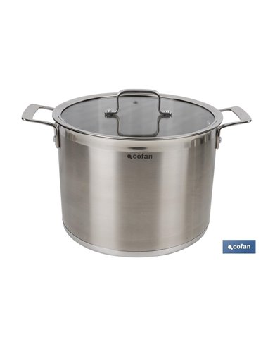 Caçarola Com Tampa 9,7l INOX 18/10 Modelo Cadenza