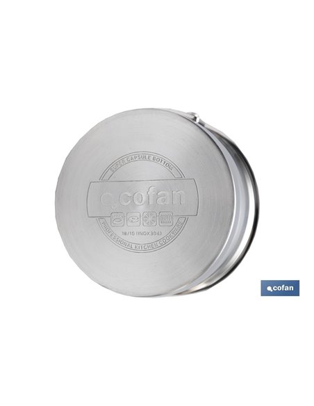 Cazo 1l Acero Inox 18/10 Modelo Cadenza