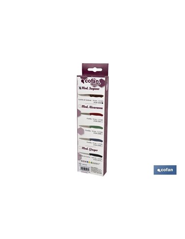Pack 3 Cuchillos De Madera Hoja 10 Cm Modelo Sagano