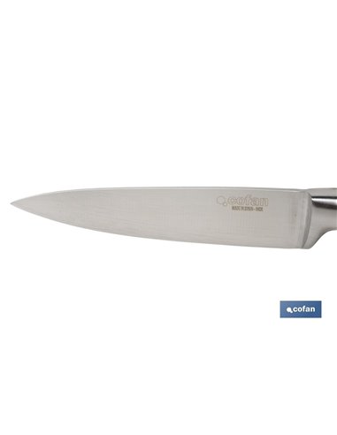 Cuchillo Puntilla Cocinero Hoja 9cm Modelo Aguacejo Rojo