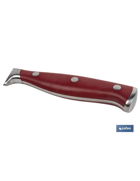 Cuchillo Verduras  Hoja13cm Modelo Aguacejo Rojo