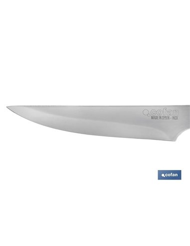 Pack 3 Cuchillo De Mesa Con Filo Hoja 10cm  Modelo Gulash Negro