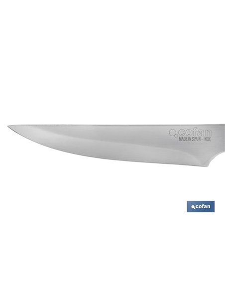 Pack 3 Faca de Mesa com Lâmina de 10cm Modelo Goulash Preto