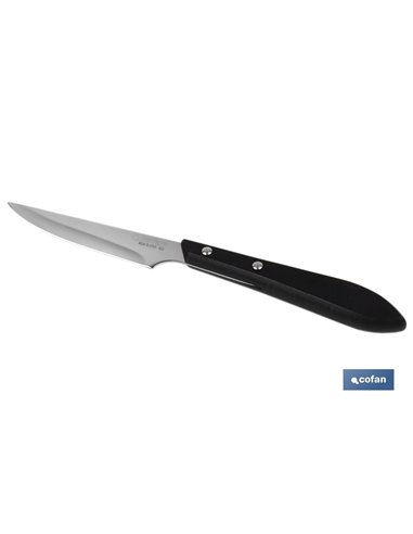 Pack 3 Faca de Mesa com Lâmina de 10cm Modelo Goulash Preto