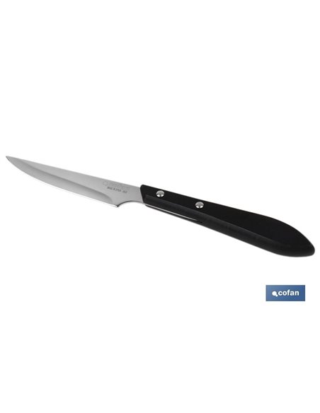 Pack 3 Faca de Mesa com Lâmina de 10cm Modelo Goulash Preto