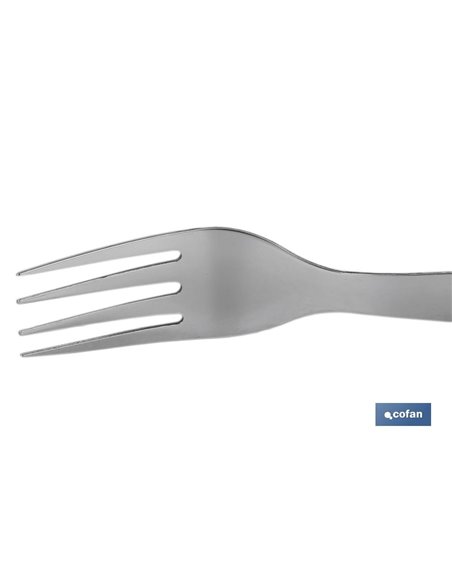 Pack 3 Tenedores Chuleteros Modelo Gulash Negro