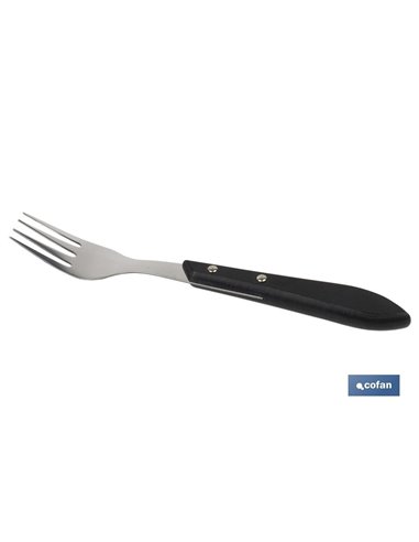 Pack 3 Tenedores Chuleteros Modelo Gulash Negro