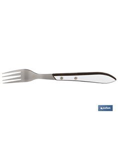 Pack 3 Tenedores Chuleteros Modelo Gulash Blanco