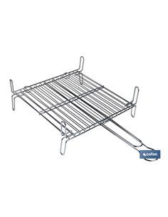 Grelha Dupla Zincada 30x30cm