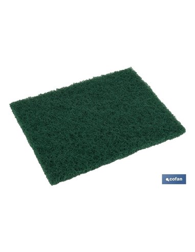Pack De 4 Estropajos  Verdes 100% Fibra