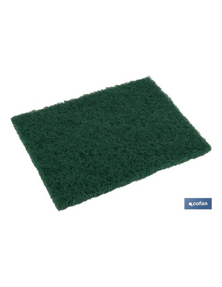 Pack De 4 Estropajos  Verdes 100% Fibra