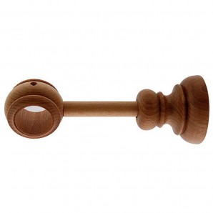 Suporte Extensível de Madeira 28x205 mm. Noz