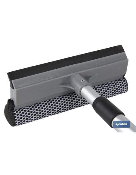 Limpiacristales Esponja Y Raspador Extensible Modelo Zancara 48-76.5cmventa Unitaria