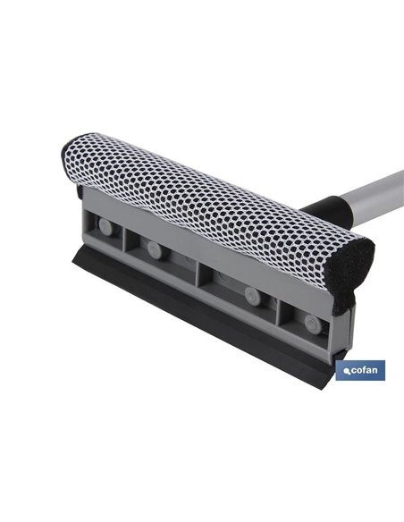 Limpiacristales Esponja Y Raspador Extensible Modelo Zancara 48-76.5cmventa Unitaria