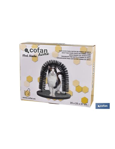 Rascador Para Gatos En Forma De Arco Modelo Simba 35 X 25 X 37 Cm
