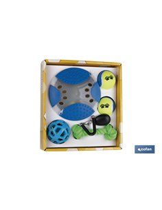 Conjunto de 6 brinquedos para animais de estimação modelo Noa