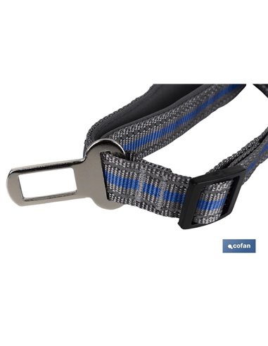 Cinturon De Seguridad De Perros Para El Coche Modelo Gisela 114 Cm
