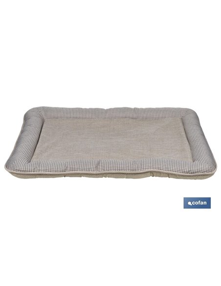 Cama Acolchada Mascotas Modelo Coco 86 X 57 X 7 Cm
