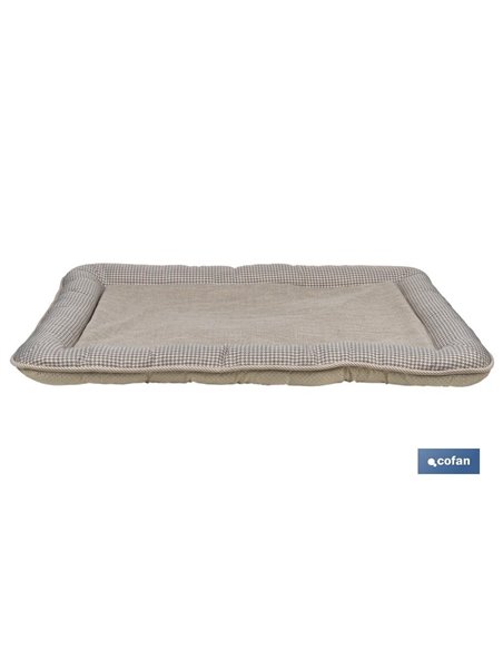 Cama Acolchada Mascotas Modelo Coco 86 X 57 X 7 Cm