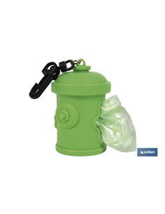 Dispensador De Bolsas Para Mascotas Verde Bruno 7,8x5 Cm 2