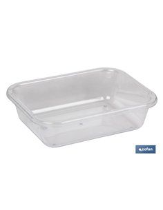 Bandeja Multiuso Transparente 18,5x14,5x5,5cm 2