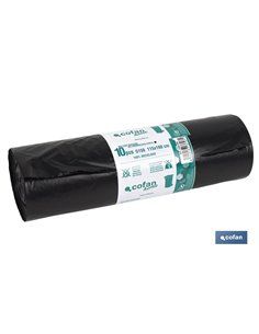Pack 10 Bolsas Basura115x160cm Galga 150 Negro
