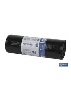 Bolsa De  Basura 85x105 G.130 Color Negro 10 Uds 2