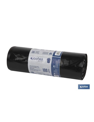 Bolsa De Basura  85x105 Galga 190 Color Negro 10 Uds.