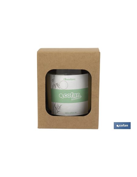 Vela  Aromatica De Cera Vegetal Bamboo 125 Gventa Unitaria