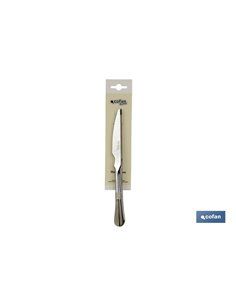 Bl 2uds Cuchillo De Carne Inox C-18/0 Modelo Bolonia 2 Mm 2