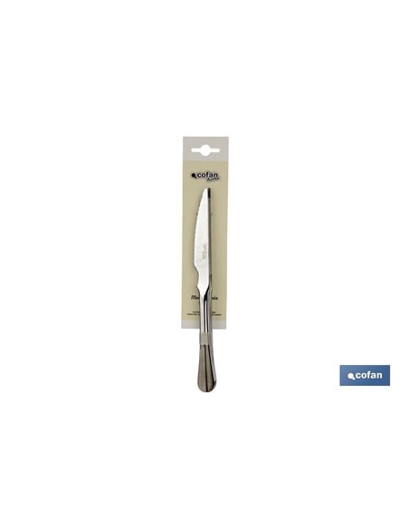 Bl 2uds Cuchillo De Carne Inox C-18/0 Modelo Bolonia 2 Mm
