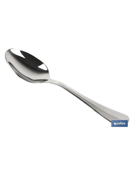 Bl 2uds Cuchara De Postre Inox C-18/0 Modelo Bolonia 2 Mm