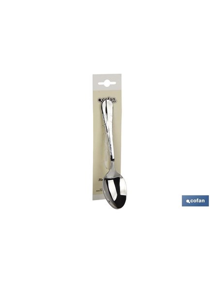 Bl 2uds Cuchara De Postre Inox C-18/0 Modelo Bolonia 2 Mm
