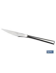 Bl 2uds Cuchillo De Carne Inox C-18/10 Modelo Bari 2,5 Mm 2