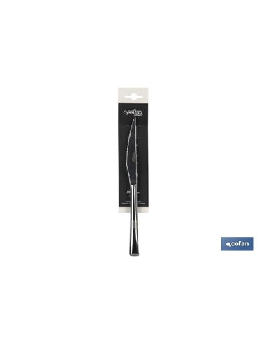 Bl 2uds Cuchillo De Carne Inox C-18/10 Modelo Bari 2,5 Mm